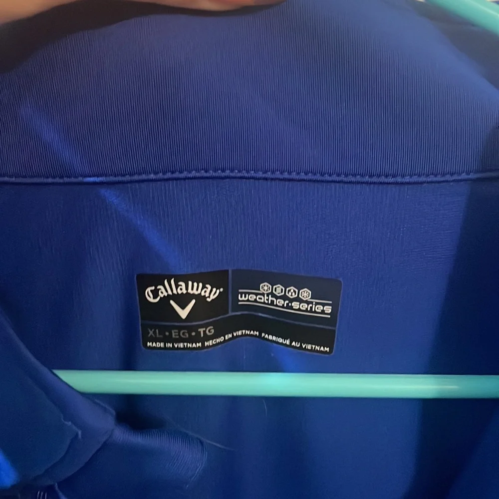 Callaway Men’s Pullover 1/4 Zip Sweater Jacket Size XL - Picture 4 of 5